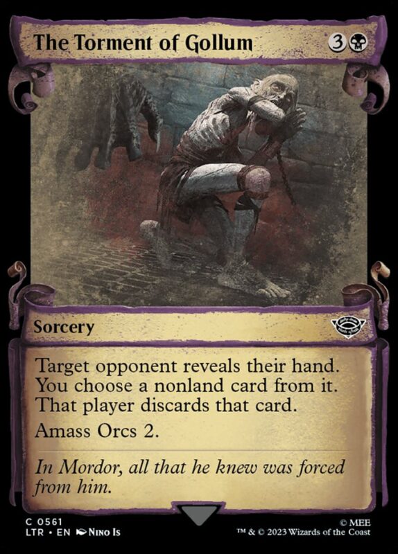 The Torment of Gollum — ltr 561 — Magic The Gathering TCG