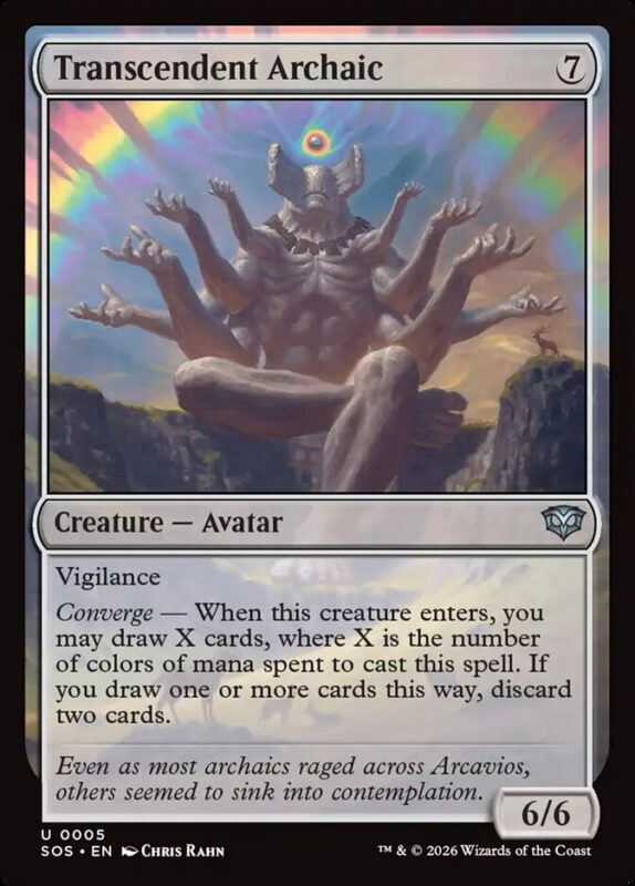 Transcendent Archaic — sos 5 — Magic The Gathering TCG