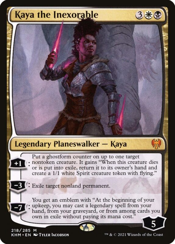 Kaya the Inexorable — khm 218 — Magic The Gathering TCG