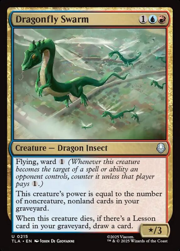 Dragonfly Swarm — tla 215 — Magic The Gathering TCG