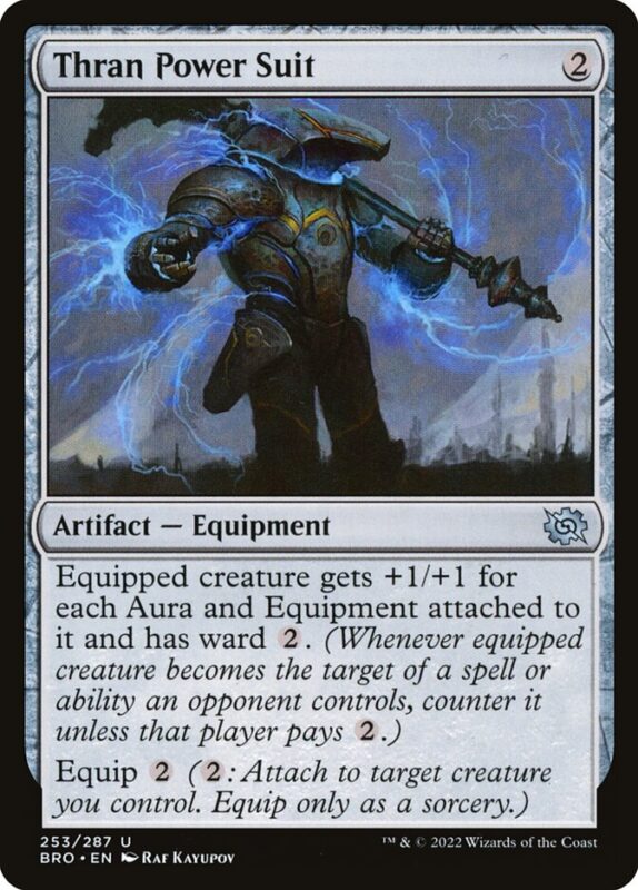 Thran Power Suit — bro 253 — Magic The Gathering TCG