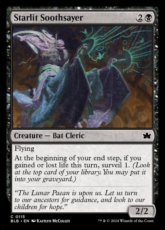 Starlit Soothsayer — blb 115 — Magic The Gathering TCG