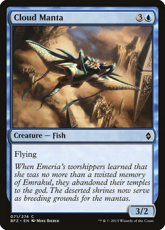 Cloud Manta — bfz 71 — Magic The Gathering TCG