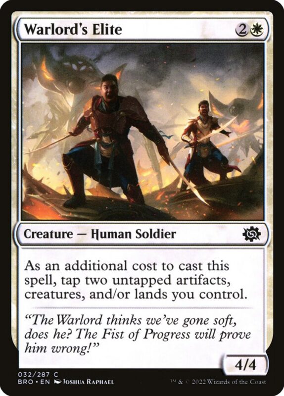 Warlord's Elite — bro 32 — Magic The Gathering TCG