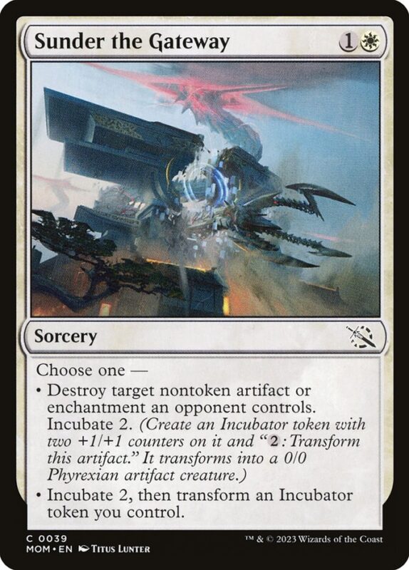 Sunder the Gateway — mom 39 — Magic The Gathering TCG