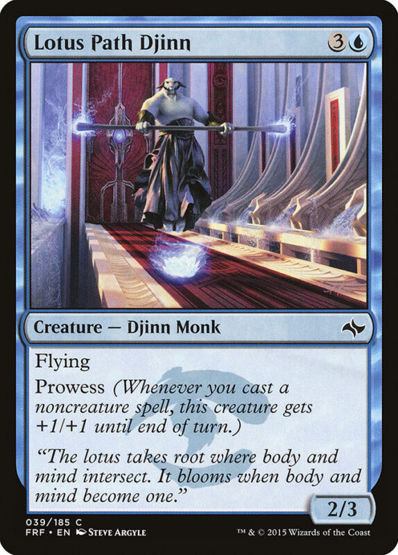 Lotus Path Djinn — frf 39 — Magic The Gathering TCG