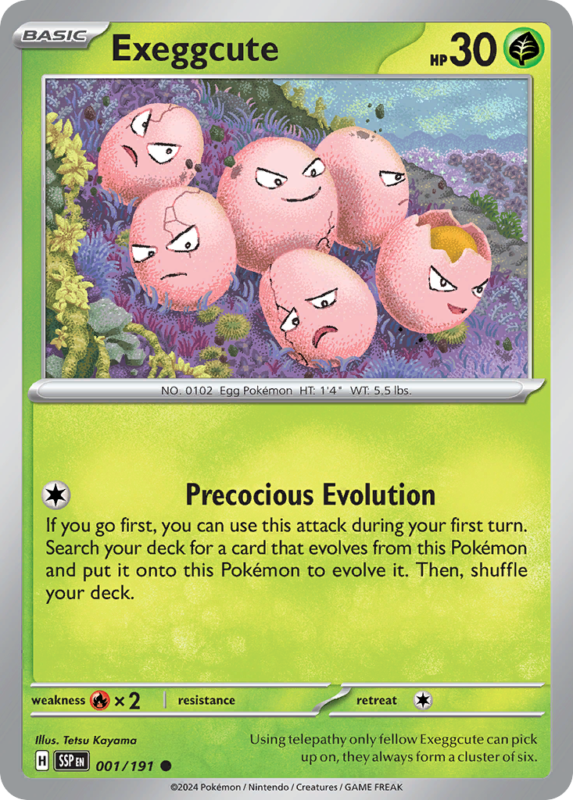 Exeggcute — sv8 1 — Pokémon TCG