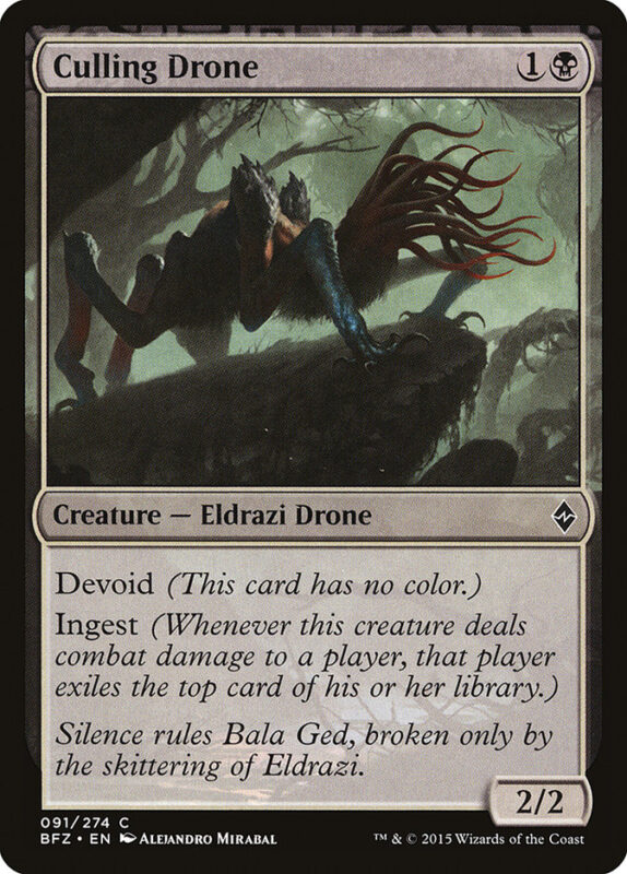 Culling Drone — bfz 91 — Magic The Gathering TCG