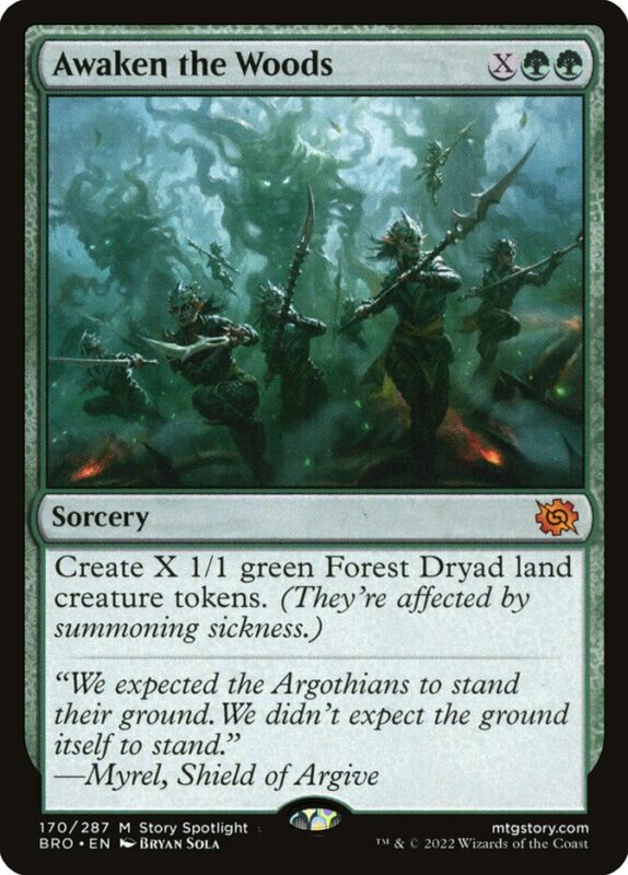 Awaken the Woods — bro 170 — Magic The Gathering TCG
