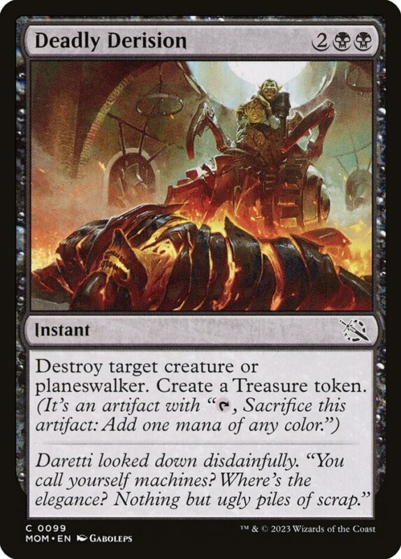 Deadly Derision — mom 99 — Magic The Gathering TCG