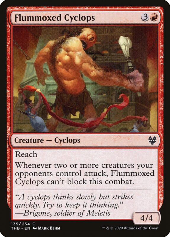 Flummoxed Cyclops — thb 135 — Magic The Gathering TCG
