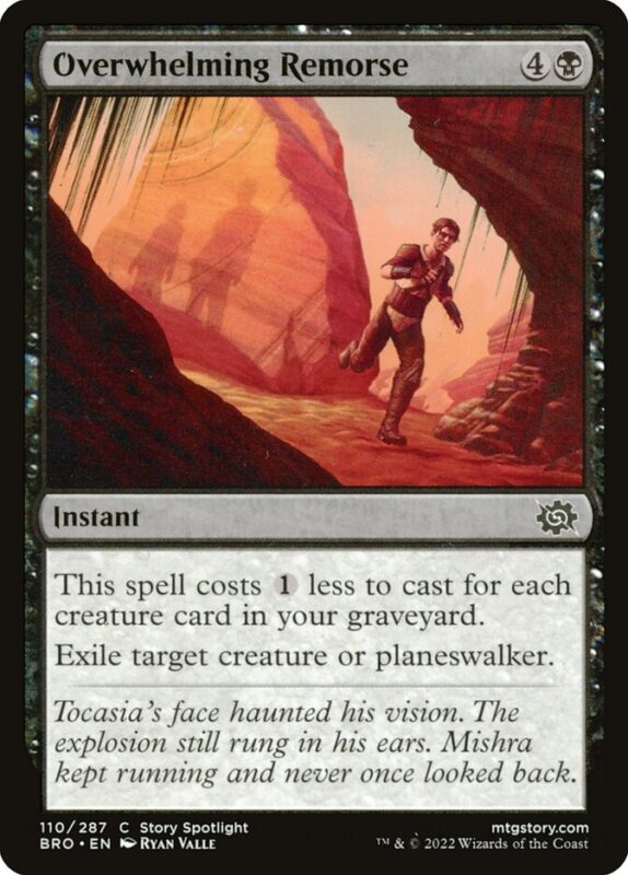 Overwhelming Remorse — bro 110 — Magic The Gathering TCG