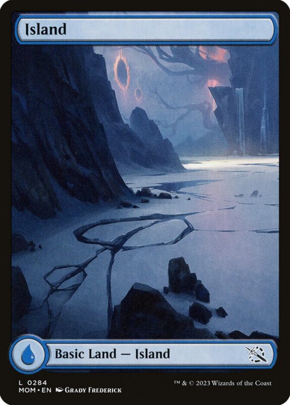Island — mom 284 — Magic The Gathering TCG