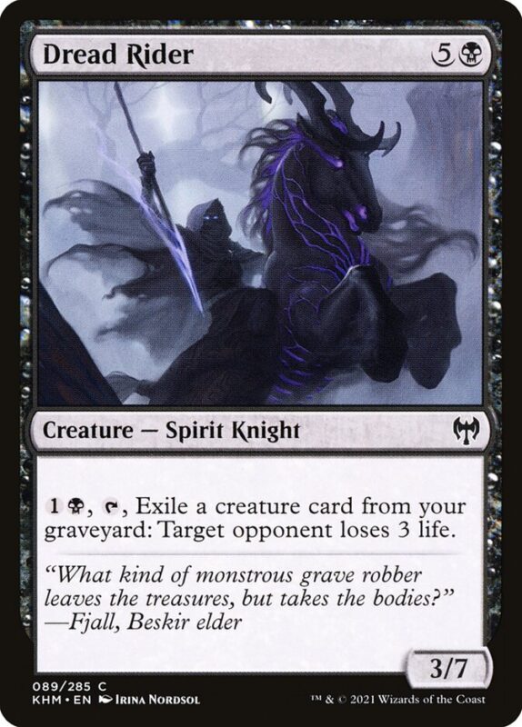 Dread Rider — khm 89 — Magic The Gathering TCG