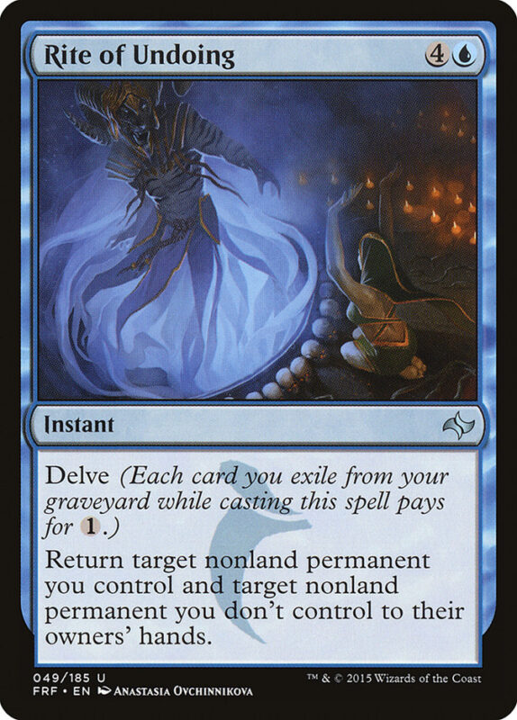 Rite of Undoing — frf 49 — Magic The Gathering TCG