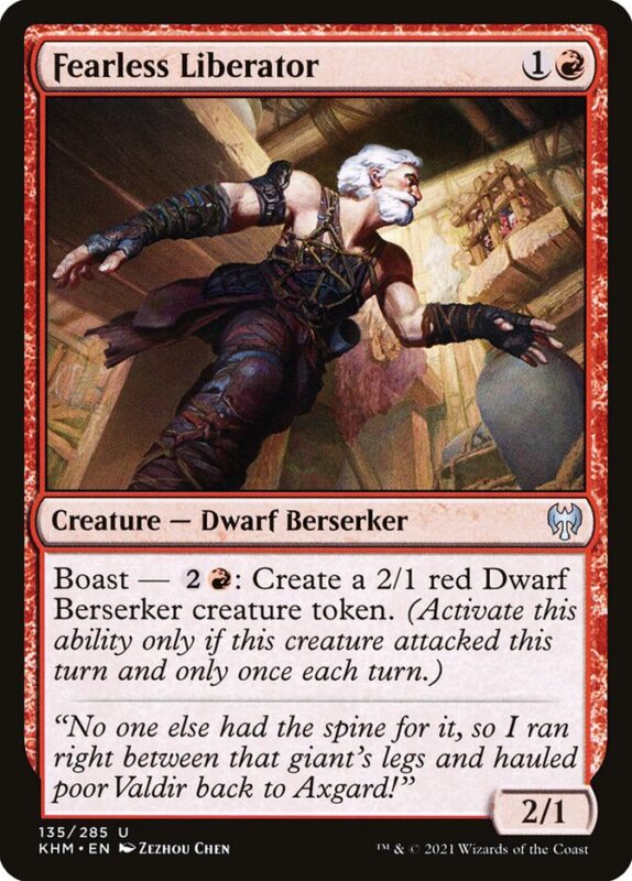 Fearless Liberator — khm 135 — Magic The Gathering TCG