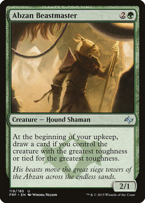 Abzan Beastmaster — frf 119 — Magic The Gathering TCG