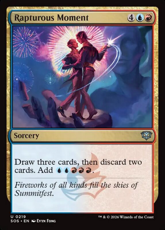 Rapturous Moment — sos 219 — Magic The Gathering TCG