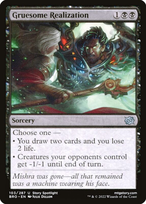 Gruesome Realization — bro 103 — Magic The Gathering TCG