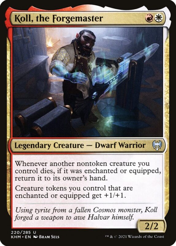 Koll, the Forgemaster — khm 220 — Magic The Gathering TCG