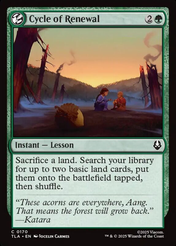 Cycle of Renewal — tla 170 — Magic The Gathering TCG