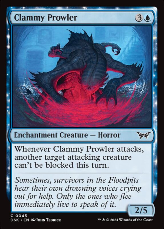 Clammy Prowler — dsk 45 — Magic The Gathering TCG