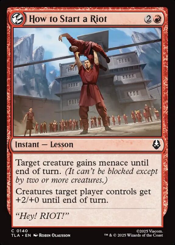 How to Start a Riot — tla 140 — Magic The Gathering TCG