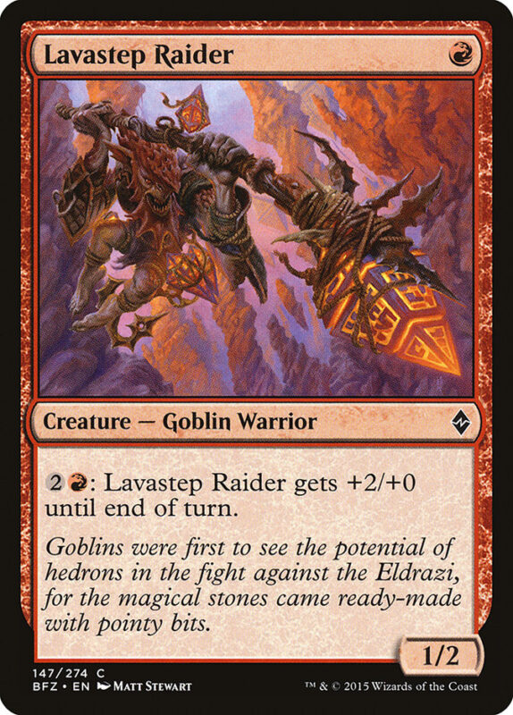 Lavastep Raider — bfz 147 — Magic The Gathering TCG