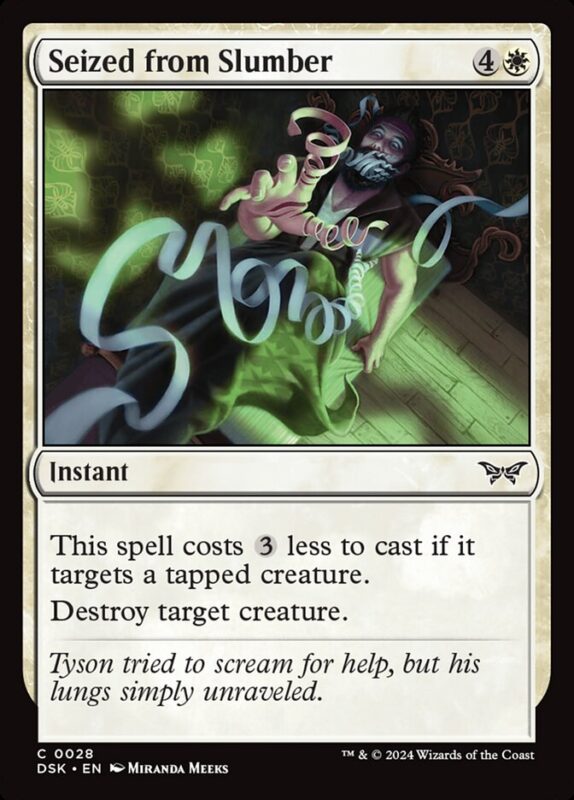 Seized from Slumber — dsk 28 — Magic The Gathering TCG