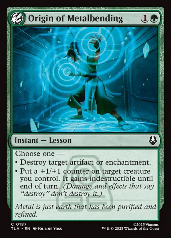 Origin of Metalbending — tla 187 — Magic The Gathering TCG