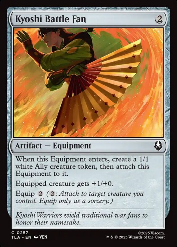 Kyoshi Battle Fan — tla 257 — Magic The Gathering TCG