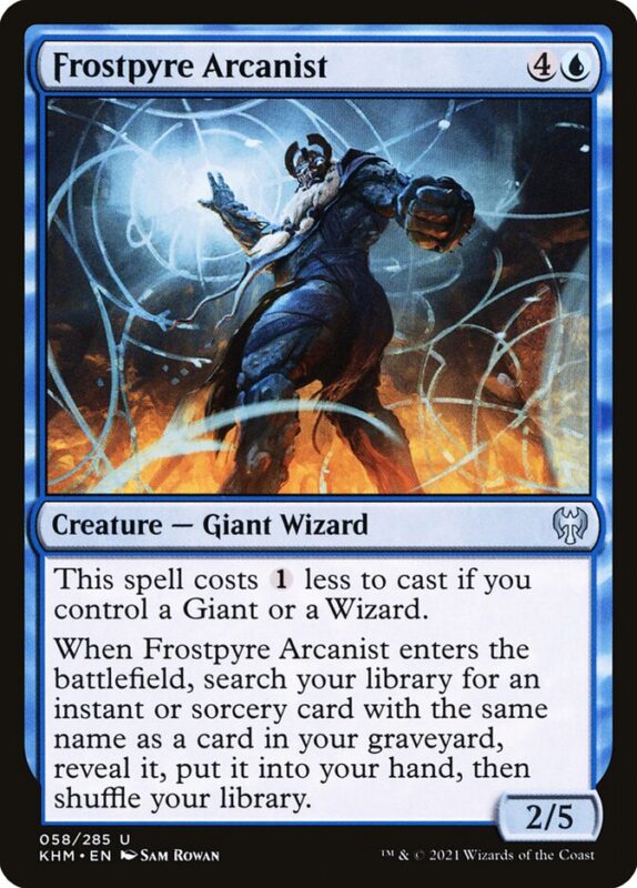 Frostpyre Arcanist — khm 58 — Magic The Gathering TCG