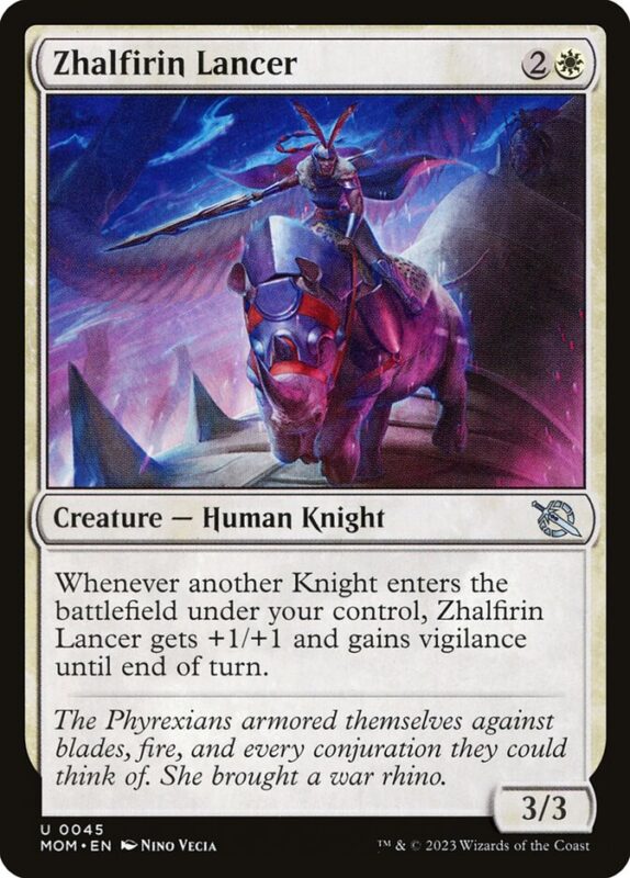Zhalfirin Lancer — mom 45 — Magic The Gathering TCG