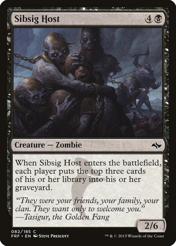 Sibsig Host — frf 82 — Magic The Gathering TCG