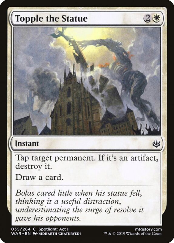 Topple the Statue — war 35 — Magic The Gathering TCG