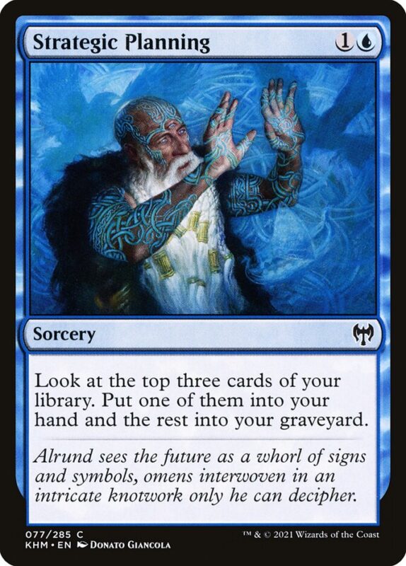 Strategic Planning — khm 77 — Magic The Gathering TCG