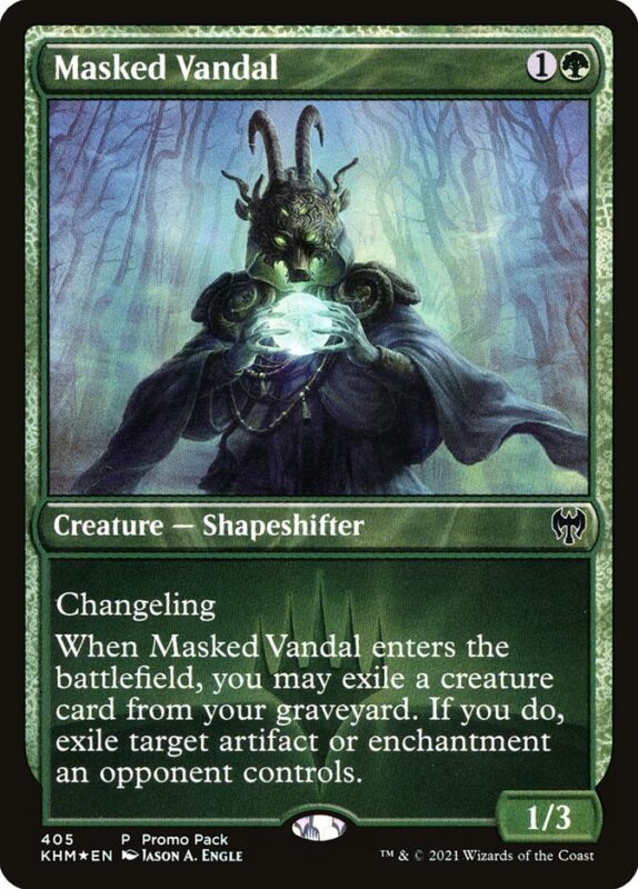 Masked Vandal — khm 405 — Magic The Gathering TCG