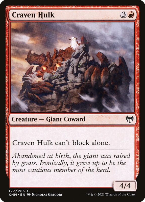 Craven Hulk — khm 127 — Magic The Gathering TCG