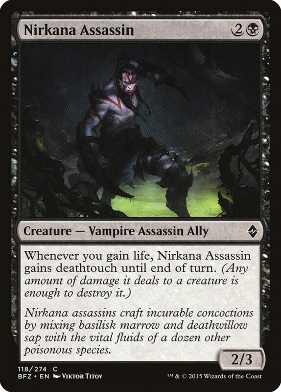 Nirkana Assassin — bfz 118 — Magic The Gathering TCG