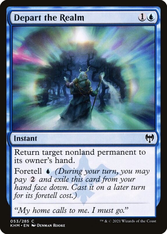 Depart the Realm — khm 53 — Magic The Gathering TCG