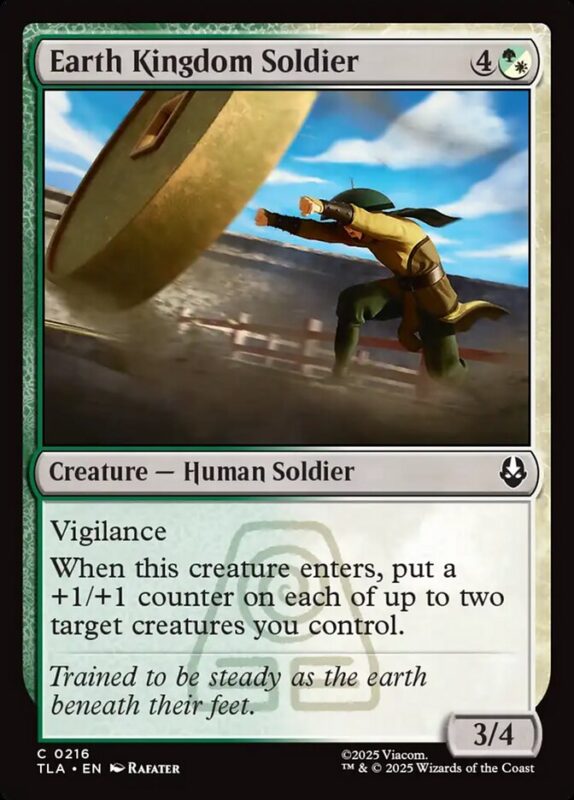 Earth Kingdom Soldier — tla 216 — Magic The Gathering TCG