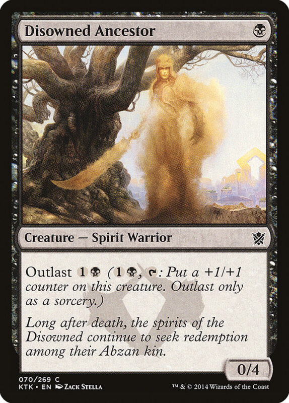 Disowned Ancestor — ktk 70 — Magic The Gathering TCG
