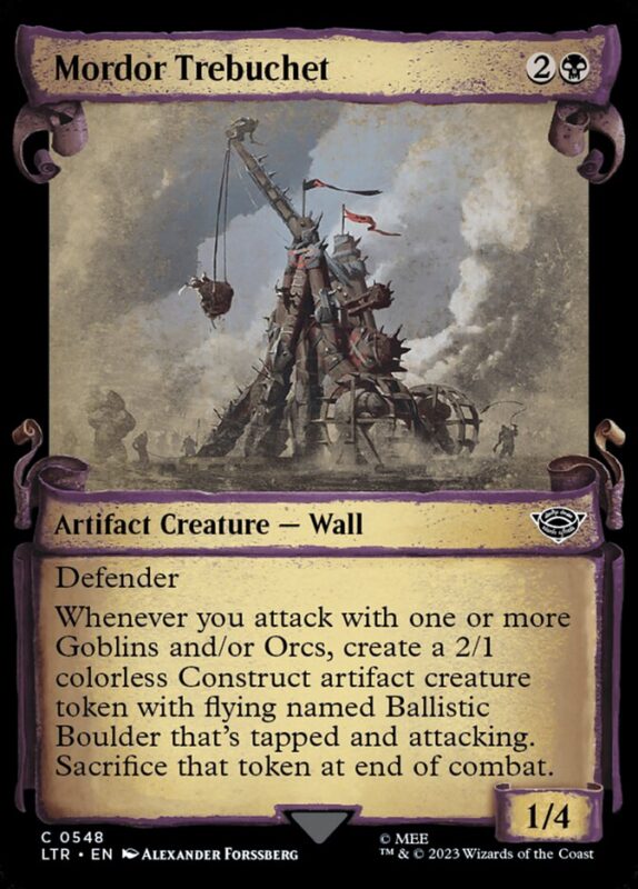 Mordor Trebuchet — ltr 548 — Magic The Gathering TCG