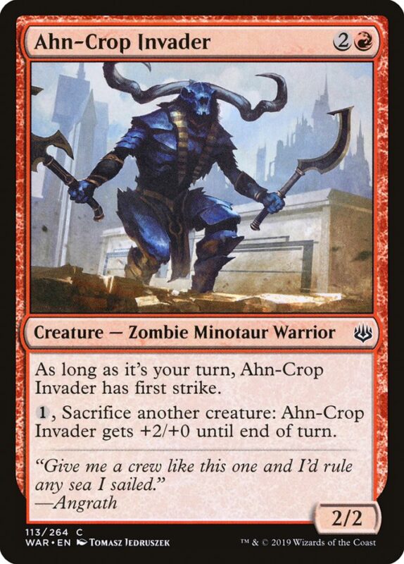 Ahn-Crop Invader — war 113 — Magic The Gathering TCG