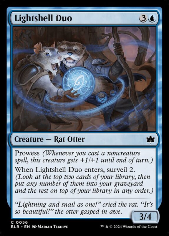 Lightshell Duo — blb 56 — Magic The Gathering TCG