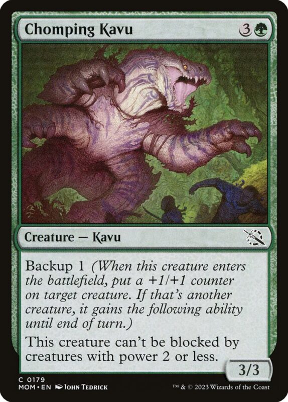 Chomping Kavu — mom 179 — Magic The Gathering TCG