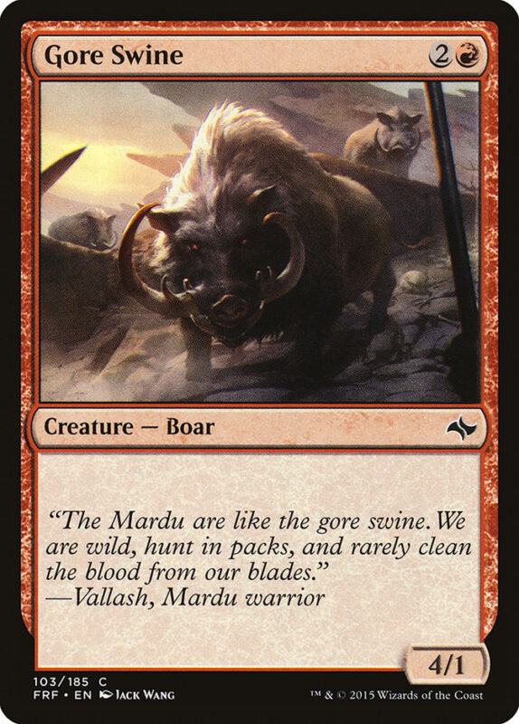 Gore Swine — frf 103 — Magic The Gathering TCG