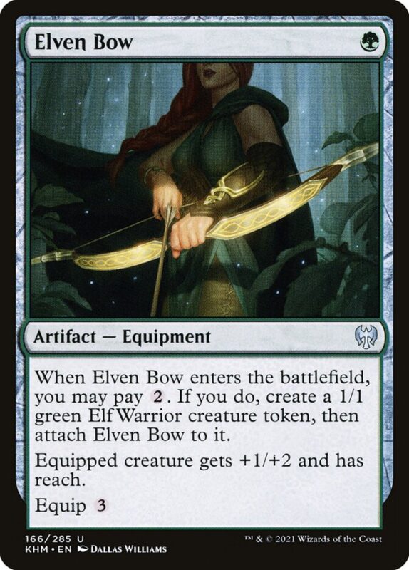 Elven Bow — khm 166 — Magic The Gathering TCG