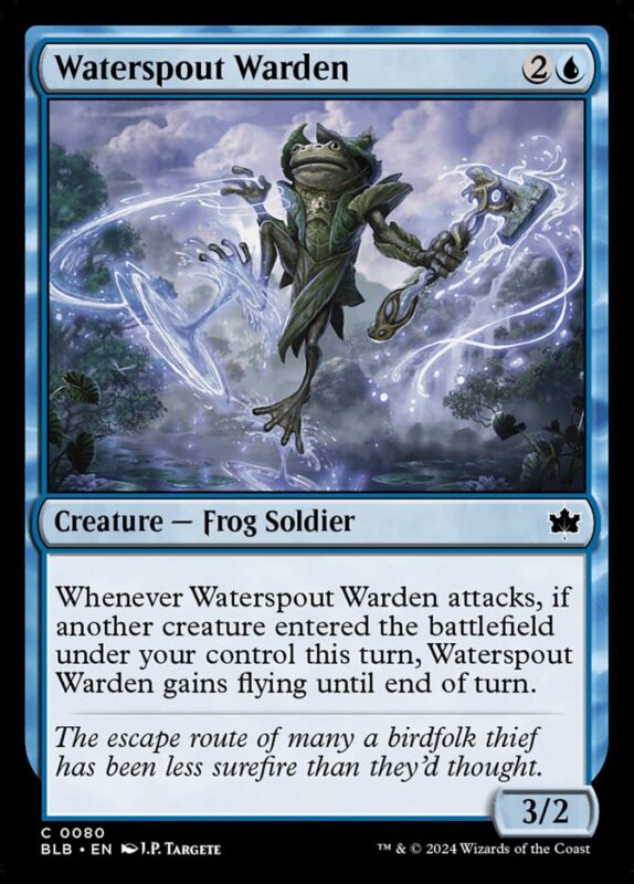 Waterspout Warden — blb 80 — Magic The Gathering TCG