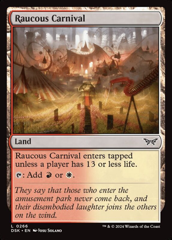 Raucous Carnival — dsk 266 — Magic The Gathering TCG